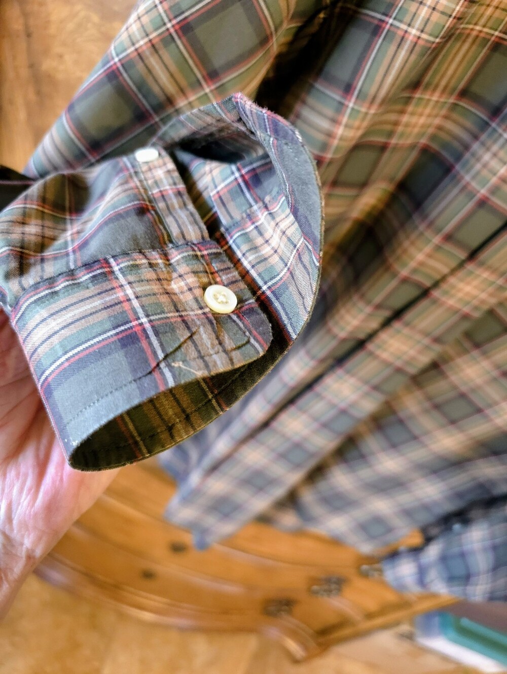 Ralph Lauren (M) Green-orange stripes - Picture 6 of 8
